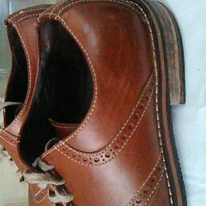 COLE HAAN LIMITED EDITION BROWN LEATHER SHOES